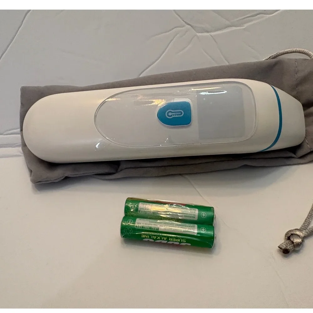Multifunctional Infrared‎ Thermometer PC809 Ear and Forehead Digital White Blue